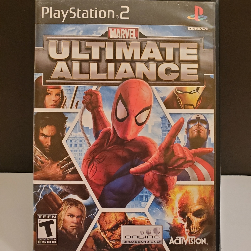 Playstation 2 game Marvel Ultimate Alliance